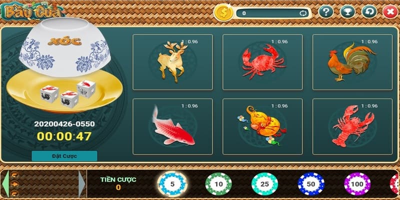 Cách chơi bầu cua tôm cá online bất bại